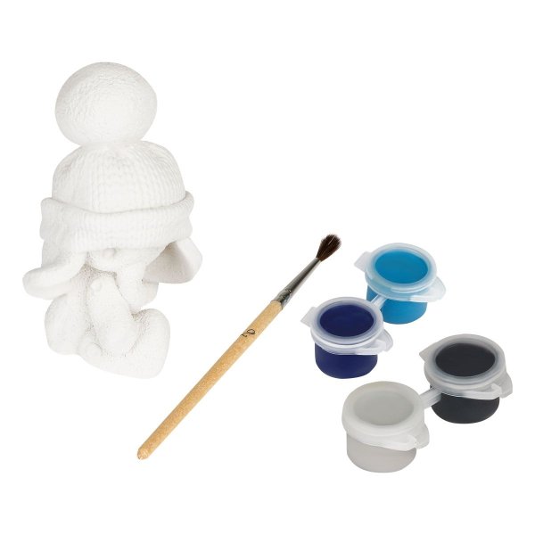 Набор для росписи из гипса ТРИ СОВЫ "Слоник в шапке" высота 8.5 см, краски, кисть RE-НР_47804