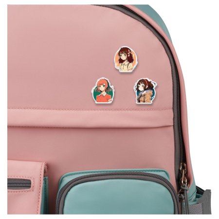 Набор акриловых значков MESHU "Dream girls" 3 шт прямая УФ-печать RE-MS_54863