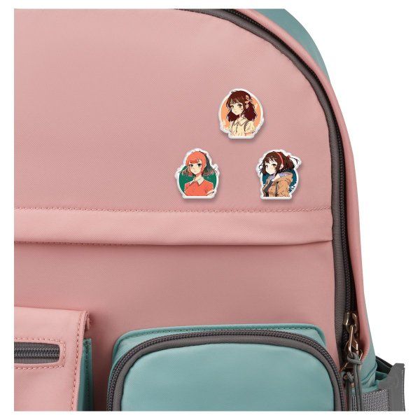 Набор акриловых значков MESHU "Dream girls" 3 шт прямая УФ-печать RE-MS_54863