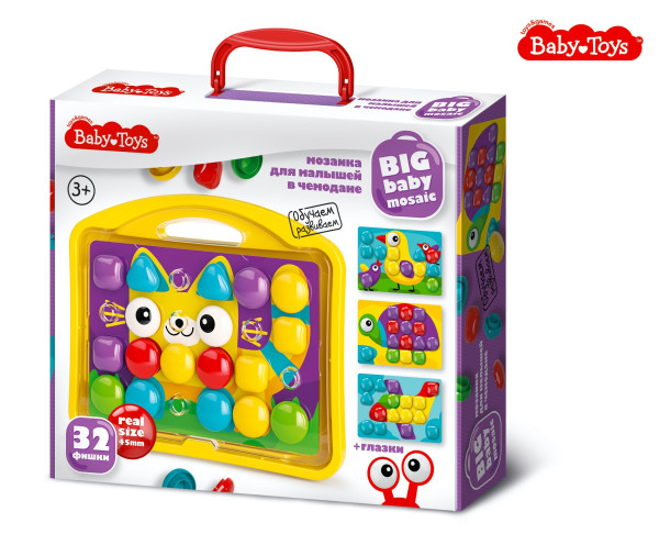 Мозаика Baby Toys "Котик" 32 элемента, 3+ KOR-04105