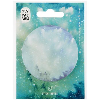 Самоклеящийся блок MESHU "Galaxy" 60 мм, 50 л, Mint, европодвес RE-MS_87293