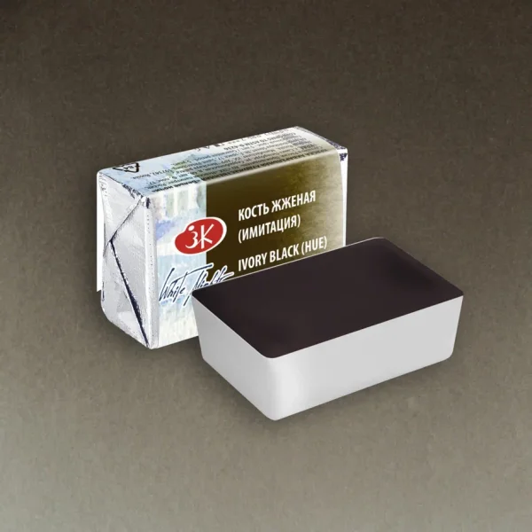 Акварель БЕЛЫЕ НОЧИ кювета 2.5 мл, 811 Кость жженая имитация NP-1911811