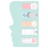 Флажки-закладки MESHU "Meow paw" 20 л, 5 цветов, европодвес RE-MS_54265