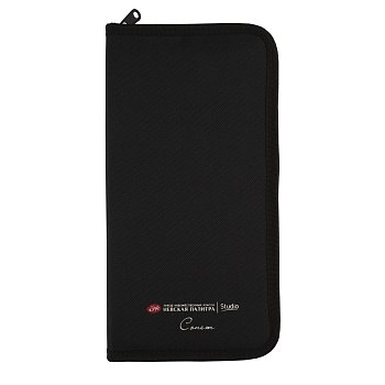 Пенал для кистей на короткой ручке СОНЕТ 14 x 27 см 15 отделений, полиэстер, черный NP-2421302270