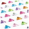 Наклейки акриловые MESHU "Сolorful crystal", 25*10см, стразы, 91 наклейка, инд. уп., европодвес RE-MS_46767
