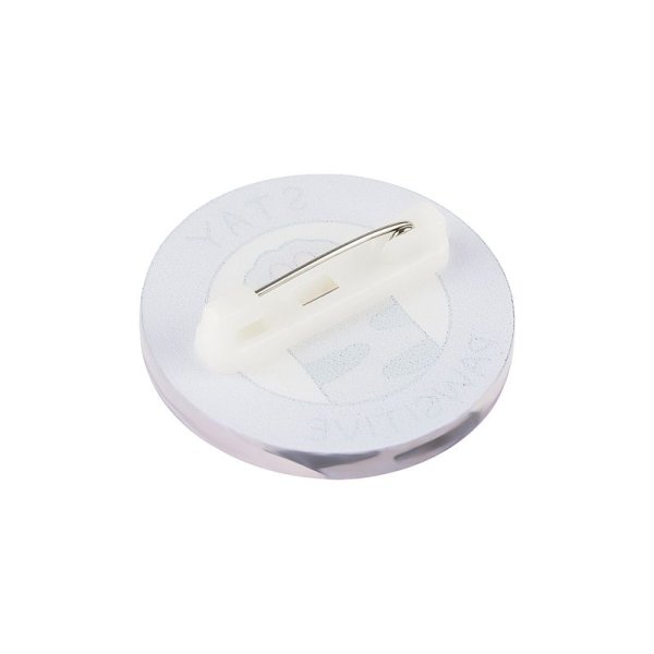 Значок акриловый MESHU "Say Meow" 2.25 x 2.25 см, прямая УФ-печать RE-MS_47438