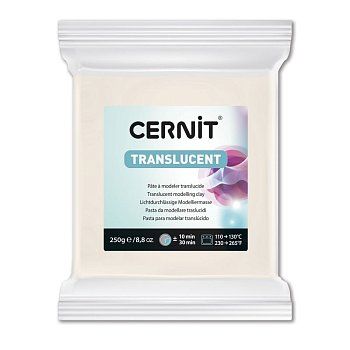 Пластика полимерная запекаемая CERNIT Translucent прозрачная 250 г (005 белый) RH-CE0920250005