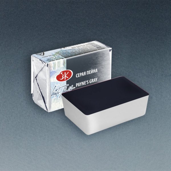 Акварель БЕЛЫЕ НОЧИ кювета 2.5 мл, 812 Серая пейна NP-1911812