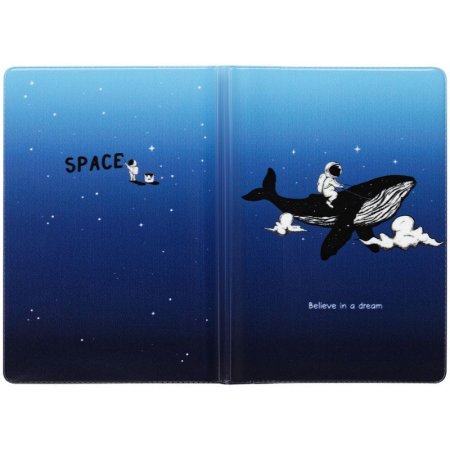 Обложка для паспорта MESHU "Space" ПВХ, 2 кармана RE-MS_47048