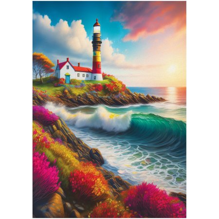 Пазл ТРИ СОВЫ 260 "Вечерний маяк" RE-ПК260_54633