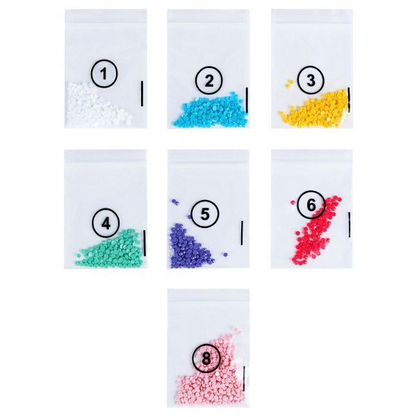 Алмазная мозаика, магнит ТРИ СОВЫ "Полет" картонный конверт RE-АММ_48230