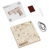 Конструктор деревянный ТРИ СОВЫ "Пистолет резинкострел" 18.5 x 2.7 x 13 cм, 58 деталей, картонная коробка RE-ДКНС020