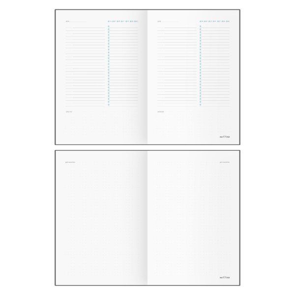 Ежедневник недатированный А5 136л. MESHU "Сat walk. Purple rebel" кожзам, тон. блок, резинка-фиксатор с аппликацией, цветной срез, закладка-ляссе RE-MS_53620