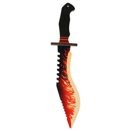 Нож деревянный ТРИ СОВЫ Кукри "Арес" пакет с европодвесом RE-НД2КК001