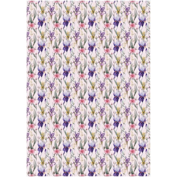 Упаковочная бумага глянцевая MESHU "Весеннее настроение" 1л. 70 x 100 см 80 г/м2 ассорти RE-MS_53482