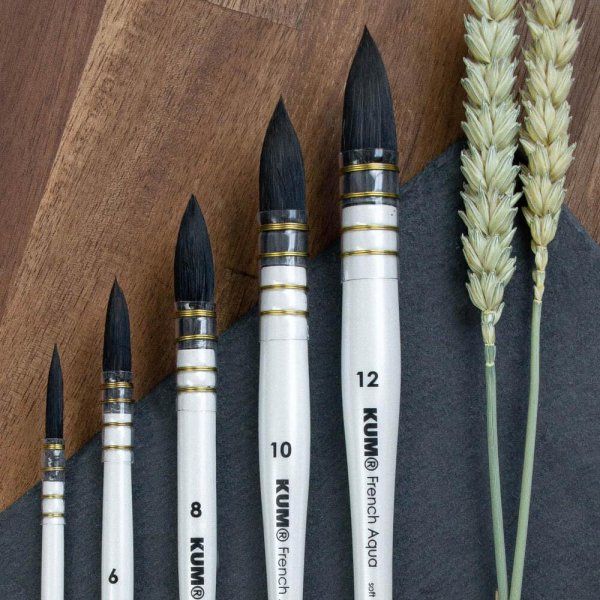 Кисть круглая KUM French Aqua синтетика №4 KUM-5144011