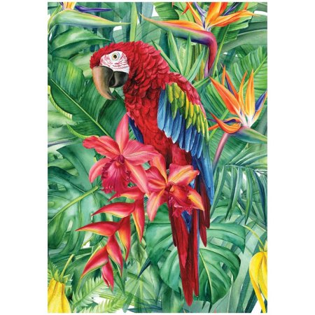 Пазл ТРИ СОВЫ 1000 "Яркий попугай" RE-ПК1000_48377