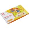 Пластилин ГАММА "Оранжевое солнце" 18 цв (6 классических, 6 флуоресцентных, 6 перламутровых) 216 г со стеком RE-280040