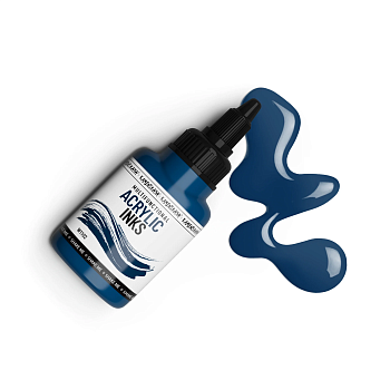 Чернила акриловые Kamenskaya Ink 40 мл W1102 Глубокая вода K-00-00000805