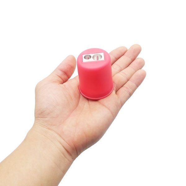 Точилка KUM Pod M2 Fresh, 2 отверстия, магниевая, небьющаяся, контейнер, ассорти KUM-3580021