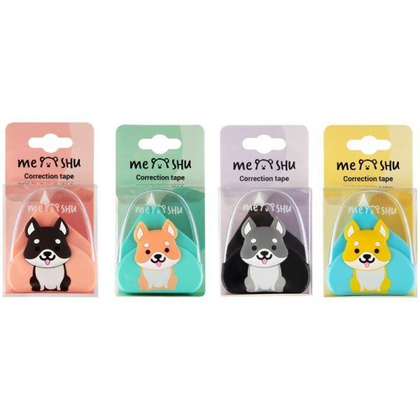 Корректирующая лента MESHU "Cute dog" 5 мм x 6 м, ПВХ-бокс, европодвес RE-MS_56738