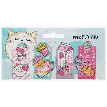 Закладки магнитные для книг 4 шт MESHU "Sweets" RE-MS_46734