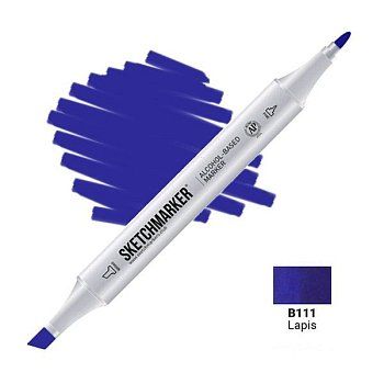 Маркер SKETCHMARKER двухсторонний на спирт.основе B111 Лазурит MPSM-B111