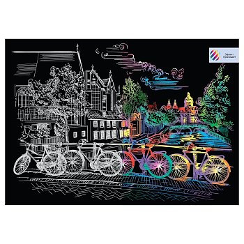 Гравюра с мультицветной основой ТРИ СОВЫ А3 "Амстердам" RE-GA3_48301