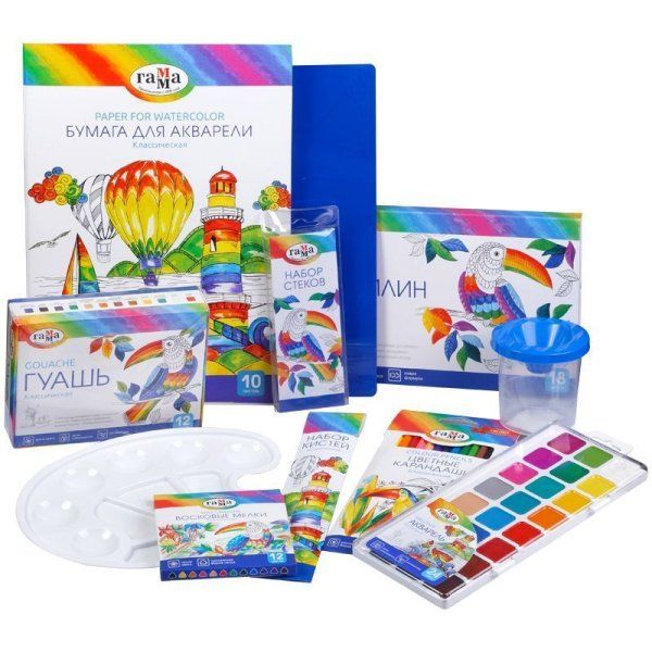Набор юного художника ГАММА "Классический" 11 предметов в подарочной коробке RE-2405191