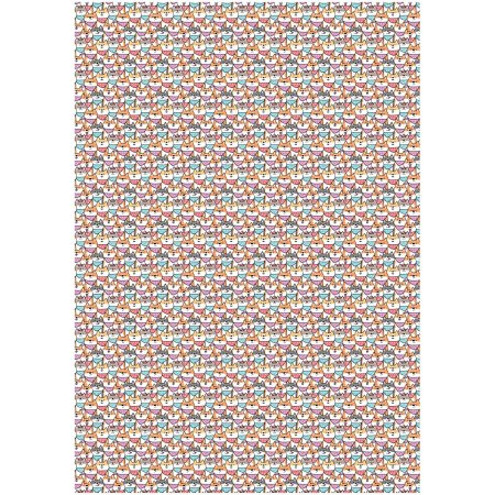 Упаковочная бумага глянцевая MESHU "Мир собак" 1л. 70 x 100 см 80 г/м2 RE-MS_53473