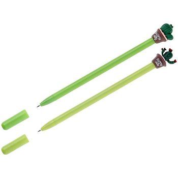 Ручка шариковая MESHU "Cactus" синяя, 0.7 мм, корпус ассорти RE-296381