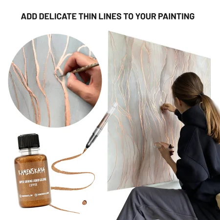 Жидкая поталь Kamenskaya Ink 20 мл Бронза K-00-00000431