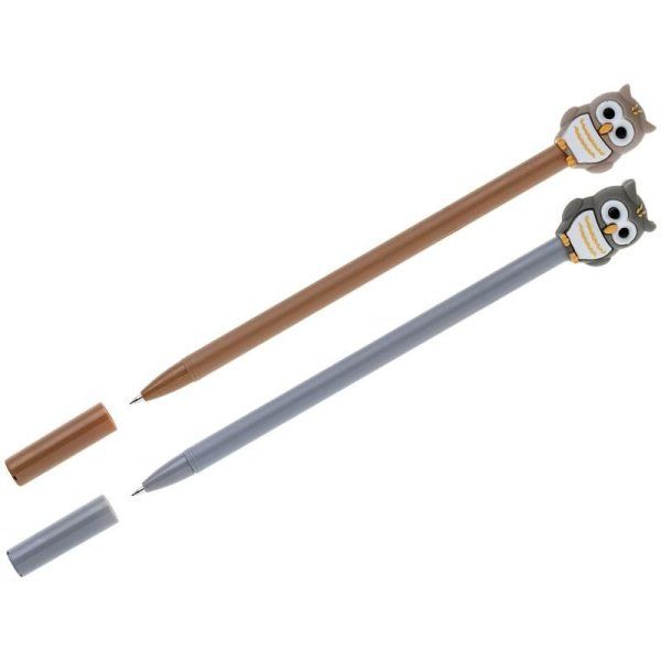 Ручка шариковая MESHU "Owls" синяя, 0.7 мм, корпус ассорти RE-296376