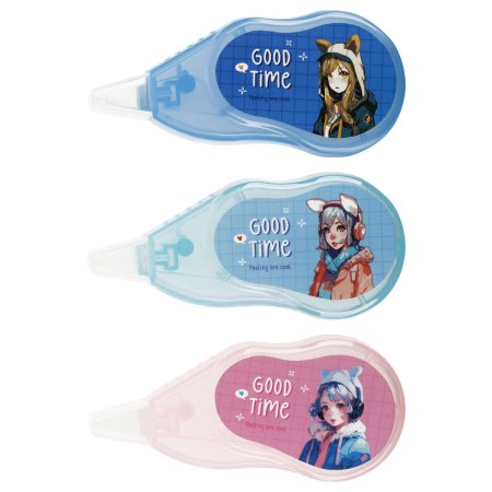 Корректирующая лента MESHU "Kawaii" 5 мм x 3 м ассорти RE-MS_54221