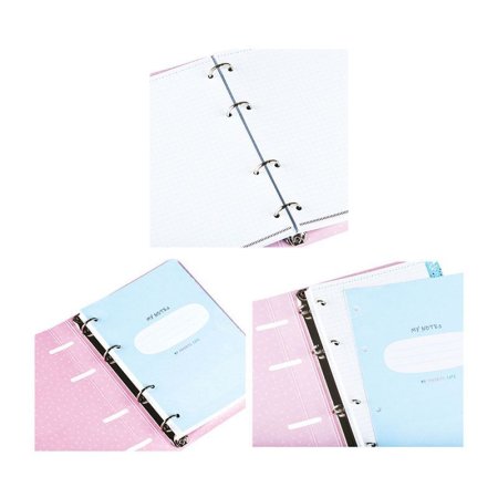 Тетрадь на кольцах 120л. A5 MESHU "Sweet mono" картон, мат. ламинация, выборочный УФ-лак RE-MS_31530