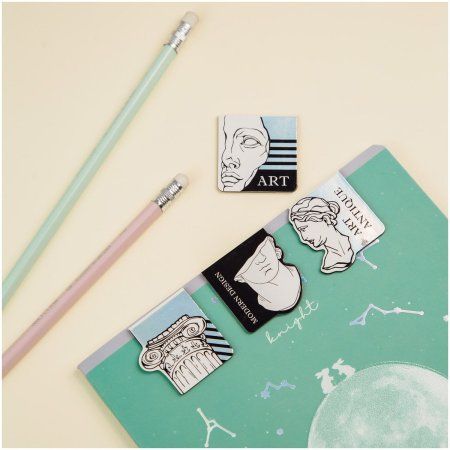 Закладки магнитные для книг 4 шт MESHU "Art" RE-MS_46710