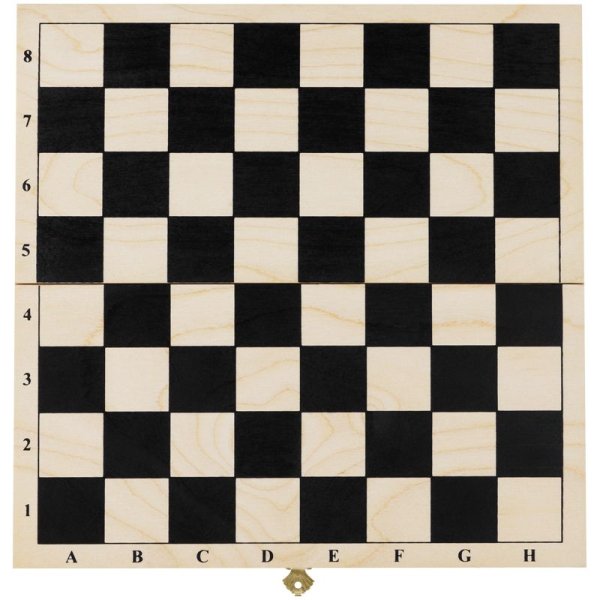 Настольная игра: Шахматы ТРИ СОВЫ обиходные, деревянные с деревянной доской 29 x 29 см RE-НИ_46630