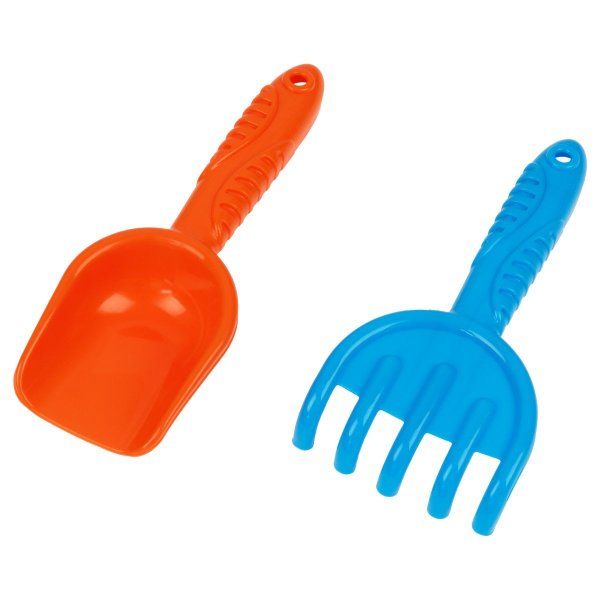 Набор для песка ТРИ СОВЫ "Динозавры" 5 предметов (совок, грабли, 3 формочки) RE-ПИО_004