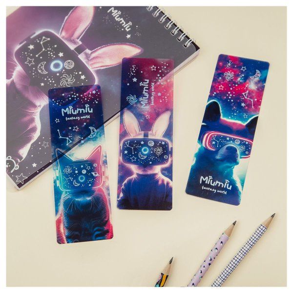 Закладки для книг 3 шт MESHU "Miumiu" RE-MS_51068