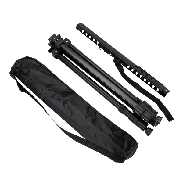 Мольберт-тренога СОНЕТ металлический (алюминий) 46 x 33 x 54 см, с нижней штангой, с сумкой (чехлом) NP-DK15301