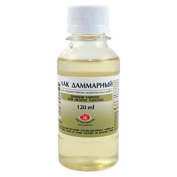 Лак даммарный для художественно-живописных работ НЕВСКАЯ ПАЛИТРА флакон 120 мл NP-2533905