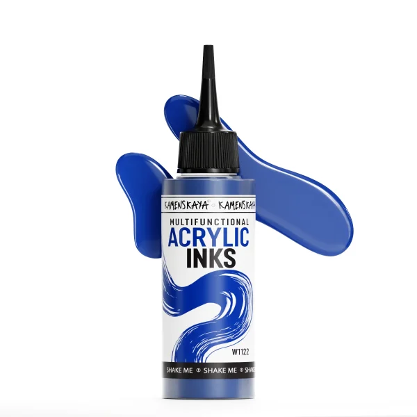 Чернила акриловые Kamenskaya Ink 100 мл W1122 Голубая джинса K-00-00000826