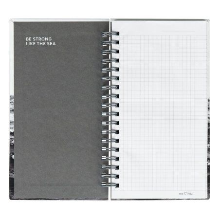 Записная книжка 95 x 175 мм 96л. MESHU "Dreams come true" на гребне, матовая ламинация, твердая обложка, тиснение фольгой RE-MS_52918