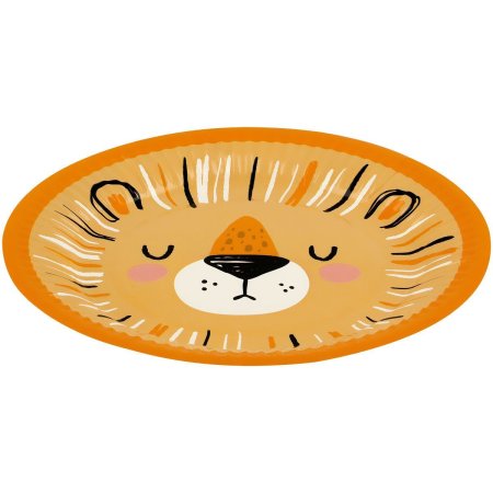 Тарелки бумажные MESHU "Wild cats" 18 см, 6 шт RE-MS_55437