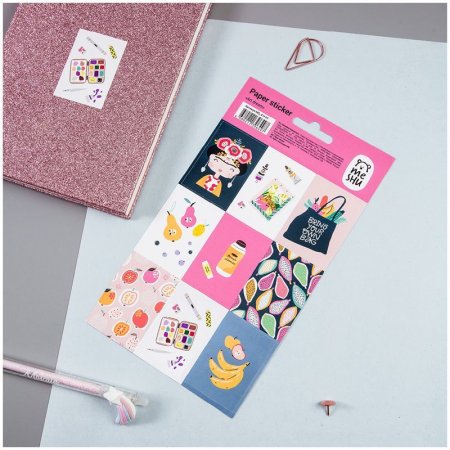 Наклейки бумажные MESHU "Art dream" 12 x 21 см, 9 накл, европодвес RE-MS_41649