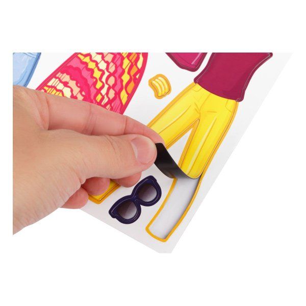 Игра развивающая на магнитах ТРИ СОВЫ "Одень куклу. Маша и Даша" 47 эл. RE-МИ_48718