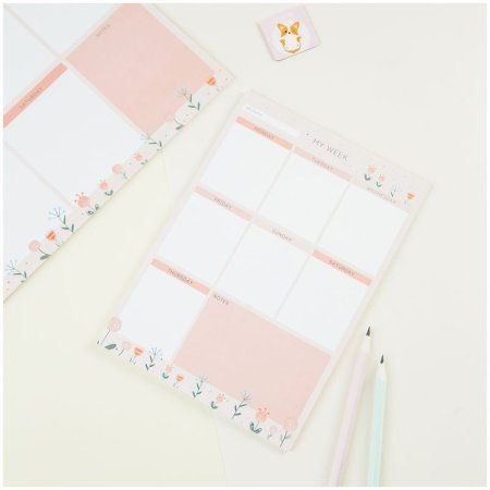 Планер на неделю MESHU "Meadow" А5 210 x 148 мм, на склейке RE-MS_46577