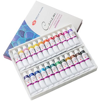 Набор акриловых красок СОНЕТ 24 шт х 10 мл, картон NP-28411851