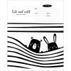 Тетрадь 18л. клетка MESHU "Black&white" RE-MS_43310
