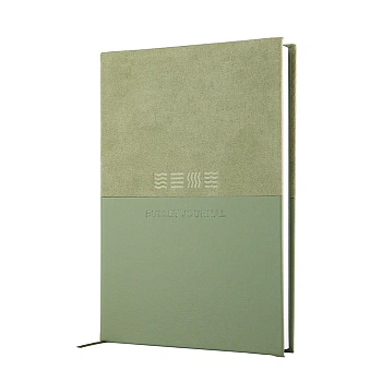 Блокнот для записей Стихия Bullet Journal 100 г/м2, 14 x 20 см, 80 л, жесткая обложка, оливковый MPST04045